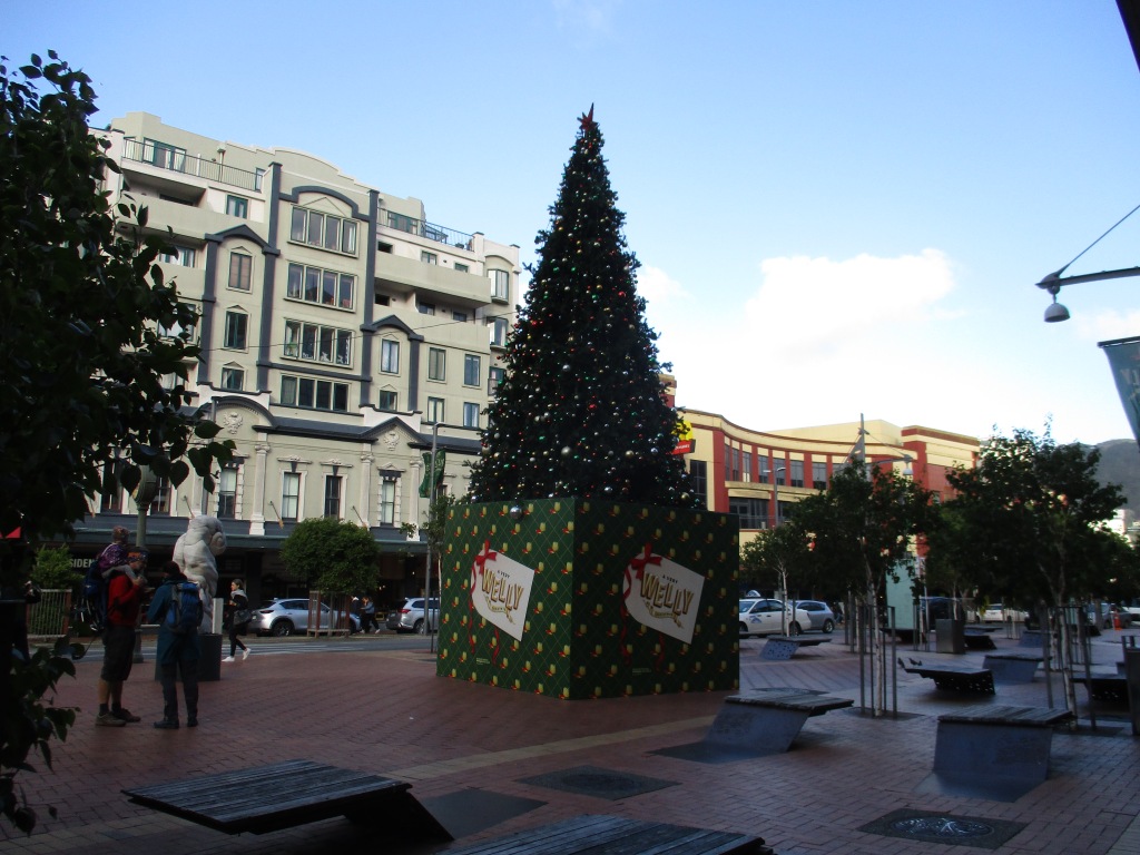 Christmas tree in Wellington